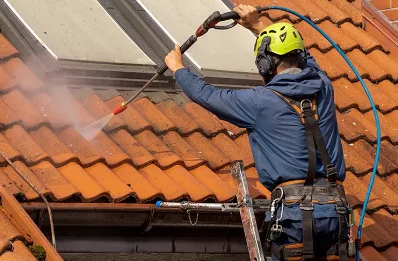 Démoussage et hydrofuge de toiture à Saint-Caradec-Trégomel